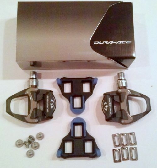 2016 Shimano Dura Ace Carbon PD-9000 Road Bike Pedals w/Cleats