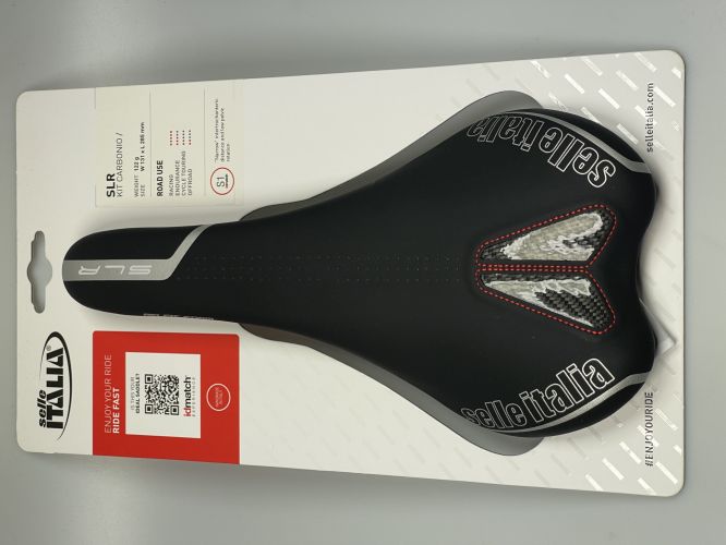 Selle Italia SLR Kit Carbonio Bicycle Saddle Black Carbon (S1)