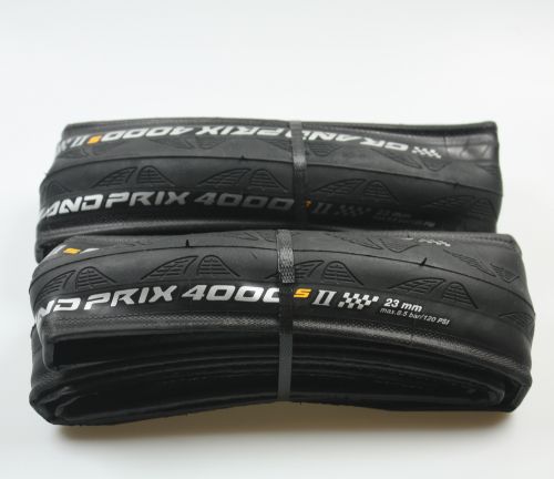 Set of 2 Continental Grand Prix 4000 S II Tires GP 4000S 700 X 23 Road