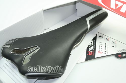 Selle Italia SLR Titanium Saddle Ti S1 TT Black/Silver