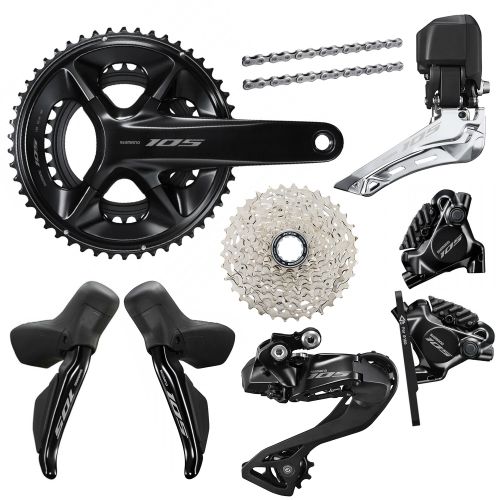 Ongewijzigd hengel Wild EuroBikeParts: Shimano 105 R7170 Di2 Disc Groupset - 12 Speed, Shimano,  SH-1057100-Di2-DISC-FULL