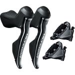 Shimano Ultegra 11s ST-R8070 + BR-R8070 Di2 Hydraulic STI Levers + Brakes (Front + Rear)