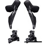 Shimano Ultegra ST-R8170 Di2 Hydraulic STI Levers & Disc Brake Calipers (Front + Rear)