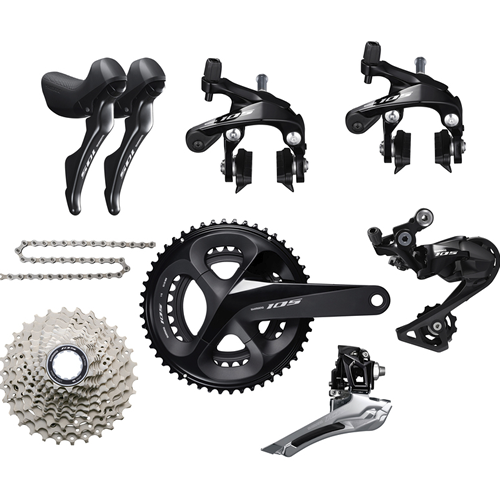 Shimano 105 R7000 Group 8pc 11s Black