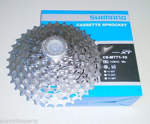 Shimano XT Dyna-Sys CS-M771 10 speed 11-36 MTB Cassette